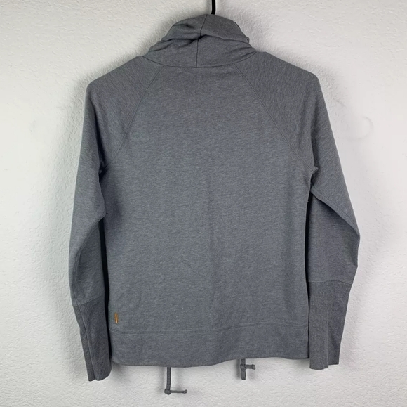 Lucy Pullover Jacket Cowl Neck Gray Womens‎ Small Petite - Picture 7 of 7